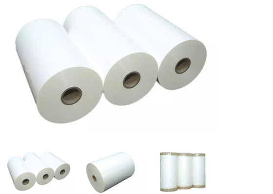 Good price 18miu Glossy Bopp Clear Thermal Laminating Film Roll szerokość 1700 mm w Internecie