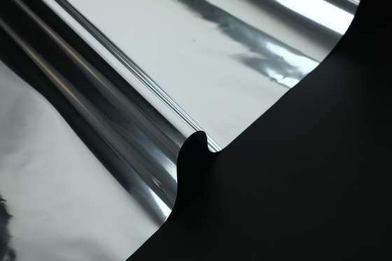 Good price Premium lustrzane aluminiowe metalizowane folie srebrne wykończenie do opakowań kosmetyków i biżuterii premium w Internecie