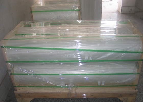 Good price 2500m x 16μm PET Pre-coated Thermal Film dla Hot-Stamping Logos Processing Typ Wielokrotnej Ekstruzji 120-180C w Internecie