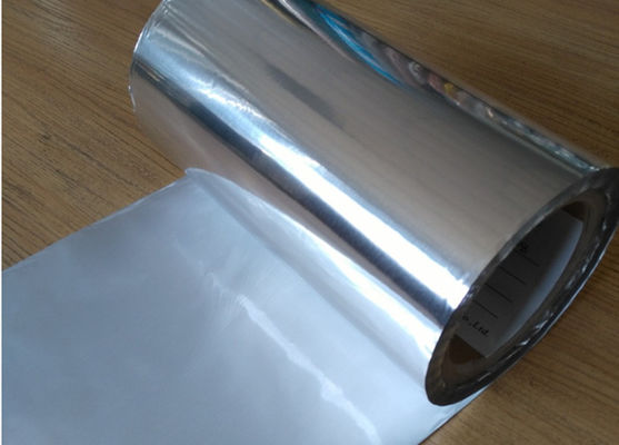 Good price Aluminium / złoto metalizowane poliestrowe rolki z filmem o wysokiej przyczepności 25 Mic 2000m do druku w Internecie