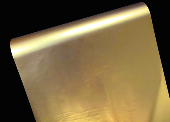 Good price Film rozciągający z BOPP Aluminized Polyester Composite Film Gold Mirror Coating na 1 cali rdzenia papieru w Internecie