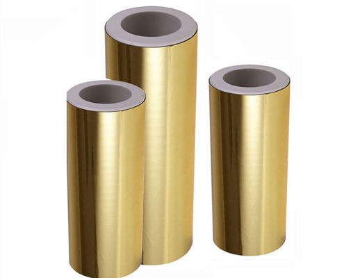 Good price 25mic Metallic Gloss Lamination Film Roll For Hot Lamination Opakowanie kosmetyki opakowanie pudełko w Internecie
